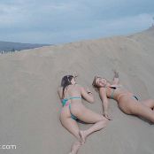 BralessForever 2025 02 15 Agatha and Ellie Pretty Beach Girls Video 160225 mp4