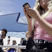 Pale skin Blond Teen with thick Booty in sexy Nike pro Shorts Video 110225 mp4