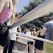 Pale skin Blond Teen with thick Booty in sexy Nike pro Shorts Video 110225 mp4