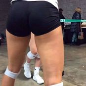 Sexy Volleyball Teens In Spandex Shorts HD Video