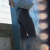 Sexy candid teens in hot leggings at the bus stop Video 020325 mp4