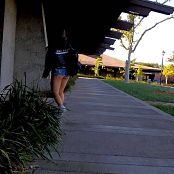 Candid College Teen With Sexy Legs Creepshot HD Video