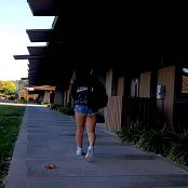 Candid college teen with sexy legs creepshot Video 110325 mp4
