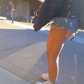 Candid College Teen With Sexy Legs Creepshot HD Video