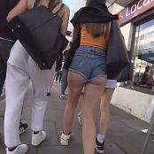 Cutie brunette in Denim Booty shorts Video 110325 mp4
