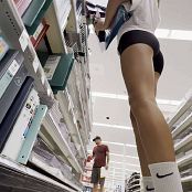 Teenie in Tight Shorts Shopping for School Supplies with Dad Video 010425 mp4