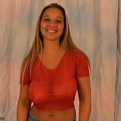 Christina Model Red Sheer Top & Dasiy Dukes AI Enhanced HD Video