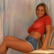 Christina Model 066 Red Sheer Top and Daisy Dukes AI Enhanced TCRips Video 260325 mkv