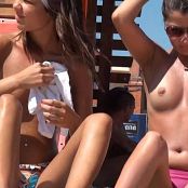 Candid Topless Beach Voyeur Part 21 HD Video