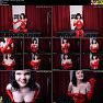 Mistress Petra Hunter Red PVC Opera Gloves Tease Video 080124 mp4