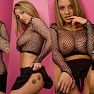 Nikki Sims Fishnet Sexiness 4K UHD Wallpaper