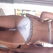 Candid Camera Girl In White Leo HD Video