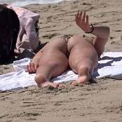Candid Butts At The Beach HD Video