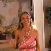 Christina Model Multicolored Dress AI Enhanced HD Video