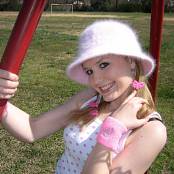 Kittys Panties At The Park Picture Set