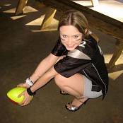 Kittys Panties Football Girl Picture Set