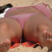 Beach Babe In Pink Hidden Camera HD Video