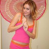 Amber Kelly Pink Umbrella Picture Set