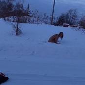 Nikki Sims Snow Fun AI Enhanced HD Video