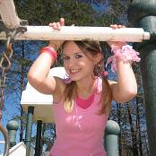 Kittys Panties Pink At The Park Picture Set