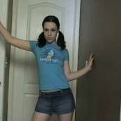 Naughty Chrissy Jean Skirt Video 001