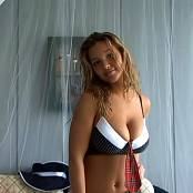 Christina Model 096 Black N White Stripe and Plaid Tie AI Enhanced TCRips Video 250725.mkv snapshot 05.41 [2025.07.29 13.10.34]