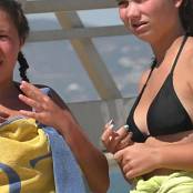 Hot Girls At The Beach Candid HD Video