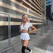 BralessForever Allie Schoolgirl Outfit HD Video