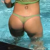 Halee Model Green & Pink Sheer Top With Jeans AI Enhanced HD Video