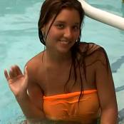 Christina Model Green Bikini AI Enhanced HD Video