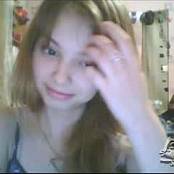 Amateur Girl Playing With Her Hair Video