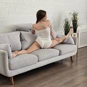 Vika Dadeshkeliani White Pajamas 2025 20250612 155007