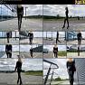 MyLatexBaby Kseniya Blonde Walking in Leather Leggings Video 191025.mp4