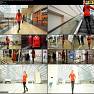 MyLatexBaby SuperMolly Aeroflot Stewardess in Latex Pants Walking Around the Mall Video 191025.mp4