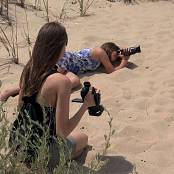 Download Girls Hunters of Beauty Shooting On The Way To The Sea 4K UHD Video 006