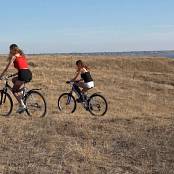 Girls Hunters of Beauty Bicycles In The Steppe 4K UHD Video 003 311025.mp4 snapshot 03.48.127