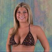 Halee Model Leopard Print Two Piece AI Enhanced V2 HD Video