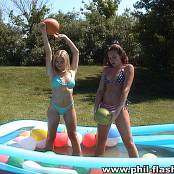 MeganQT & Tiffany Teen Chocolate Pool AI Enhanced V2 HD Video