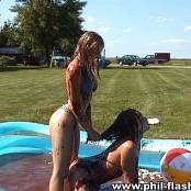 MeganQT & Tiffany Teen Chocolate Pool AI Enhanced V2 HD Video
