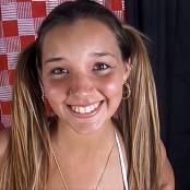 Christina Model Blue & White Cowgirl Outfit AI Enhanced V2 HD Video
