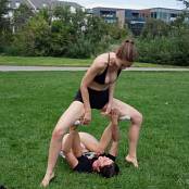 BralessForever 2025 12 24 Flashing Emma and Ellie James Acro Yoga in the Park 1080p Video 260526.mp4 snapshot 16.07.983