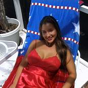 Christina Model Red Lingerie AI Enhanced V2 HD Video