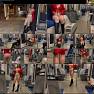 Ivy Rouge Subway Cute Red Dress Bottomless Video 130726.mp4