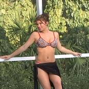 Halee Model Zebra Print Outfit AI Enhanced V2 Video