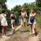 Girls Hunters of Beauty Shooting On The Way To The Sea Video