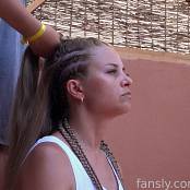 Cinderella Story Cinderella Blonde Braids Picture Set & Video 007