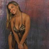 Christina Model Leopard Bikini AI Enhanced V2 Video