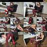 Tina Kay Chateau Cuir.com Tina cums in her leather pants Video 100926.mp4